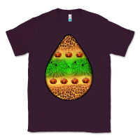 Plum halloween pumpkin teardrop Classic Tee - BundleAndBundleShop