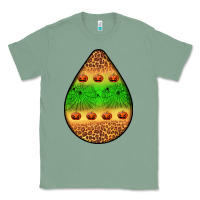 Sage halloween pumpkin teardrop Classic Tee - BundleAndBundleShop