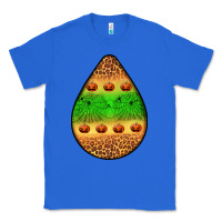 True Royal halloween pumpkin teardrop Classic Tee - BundleAndBundleShop