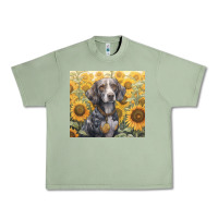 Oil Green beagle Urban Heavy Tee - Unal Design
