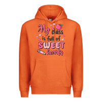 Carrot my class is full of sweet hearts Premium Hoodie - MaliasSmallBusiness