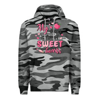 Slate Camo my class is full of sweet hearts Premium Hoodie - MaliasSmallBusiness