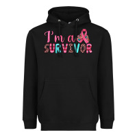 Black i'm a survivor Heavyweight Hoodie - JahusDesignShop