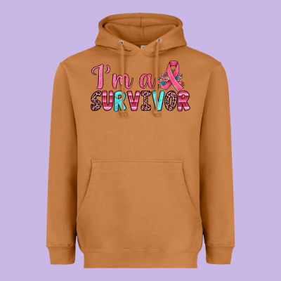 I'm A Survivor Heavyweight Hoodie Designed By Jahusdesignshop