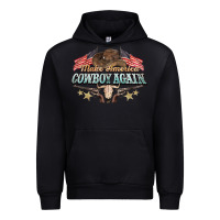 Black make america cowboy again Urban Hoodie - NancyCooperArtShop