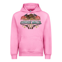 Fuchsia Pink make america cowboy again Urban Hoodie - NancyCooperArtShop