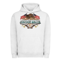 Pigment Lunar Rock make america cowboy again Urban Hoodie - NancyCooperArtShop