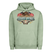 Pigment Oil Green make america cowboy again Urban Hoodie - NancyCooperArtShop