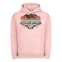 Pigment Salmon make america cowboy again Urban Hoodie - NancyCooperArtShop