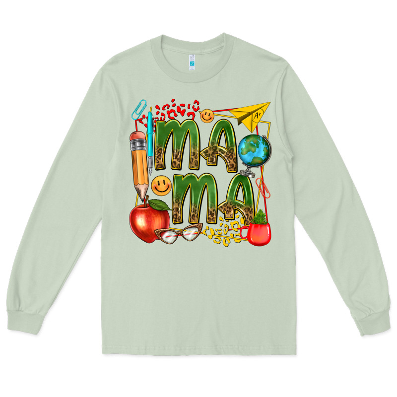 Mama Teacher Long Sleeve Tee by texasbilliewilder | Teevron