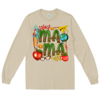 Mushroom mama teacher Long Sleeve Tee - texasbilliewilder