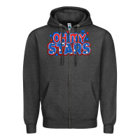 Charcoal Heather Oh my stars 4th of july Zipper Hoodie - CowGirlArtShop