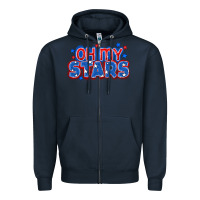 Navy Oh my stars 4th of july Zipper Hoodie - CowGirlArtShop