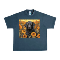 Midnight Navy black lab Urban Heavy Tee - Unal Design