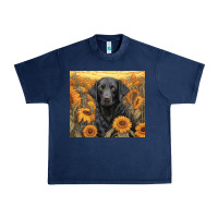 Navy black lab Urban Heavy Tee - Unal Design