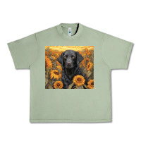 Oil Green black lab Urban Heavy Tee - Unal Design
