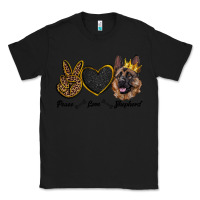 Black peace love shepherd Classic Tee - RanaPortraitStore