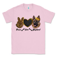Bubblegum Pink peace love shepherd Classic Tee - RanaPortraitStore