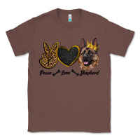 Chestnut peace love shepherd Classic Tee - RanaPortraitStore