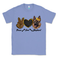Colony Blue peace love shepherd Classic Tee - RanaPortraitStore