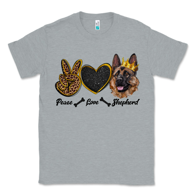 Peace Love Shepherd Classic Tee by RanaPortraitStore | Teevron