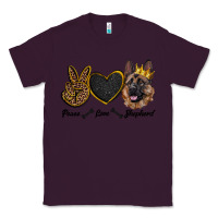 Plum peace love shepherd Classic Tee - RanaPortraitStore