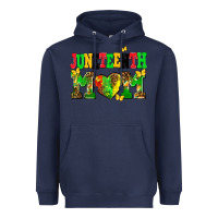 Navy juneteenth mom Heavyweight Hoodie - AdoDesignShop