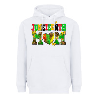 White juneteenth mom Heavyweight Hoodie - AdoDesignShop