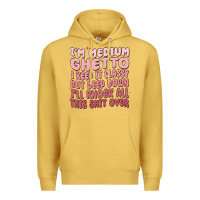 Antique Gold im medium ghetto i keep it classy but deep down pn Premium Hoodie - MaliasSmallBusiness