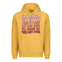 Mustard im medium ghetto i keep it classy but deep down pn Premium Hoodie - MaliasSmallBusiness