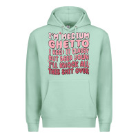 Seafoam im medium ghetto i keep it classy but deep down pn Premium Hoodie - MaliasSmallBusiness