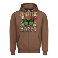 Chestnut Kind The Happy Zipper Hoodie - CowhideDigitalArt