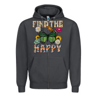 Smoke Kind The Happy Zipper Hoodie - CowhideDigitalArt
