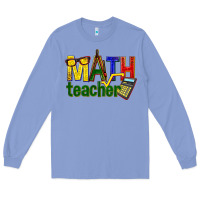 Colony Blue math teacher Long Sleeve Tee - texasbilliewilder