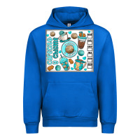 Cobalt cafecito y chisme Urban Hoodie - MaliasSmallBusiness