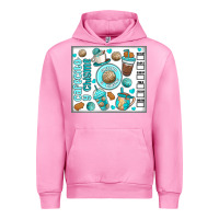 Fuchsia Pink cafecito y chisme Urban Hoodie - MaliasSmallBusiness