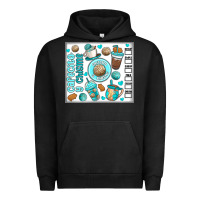 Pigment Black cafecito y chisme Urban Hoodie - MaliasSmallBusiness