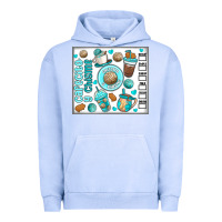 Pigment Grape Ice cafecito y chisme Urban Hoodie - MaliasSmallBusiness