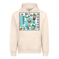 Sandshell cafecito y chisme Urban Hoodie - MaliasSmallBusiness