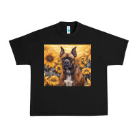 Black boxer dog Urban Heavy Tee - Unal Design