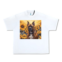 White boxer dog Urban Heavy Tee - Unal Design