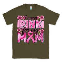 Army Green i wear pink for my mom Classic Tee - Zillion Design Studio