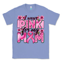 Colony Blue i wear pink for my mom Classic Tee - Zillion Design Studio