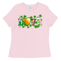 Bubblegum Pink st.patrick's nurse love heart stethoscope Ladies Tee - BarkalooDesign