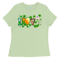 Matcha st.patrick's nurse love heart stethoscope Ladies Tee - BarkalooDesign