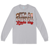 Moon Dust it s a baseball kinda day Long Sleeve Tee - Zillion Design Studio