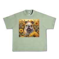 Oil Green bulldog Urban Heavy Tee - Unal Design