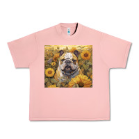 Salmon bulldog Urban Heavy Tee - Unal Design