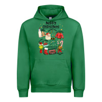 Emerald merry christmas Urban Hoodie - MaliasSmallBusiness