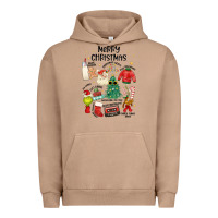 Pigment Burro merry christmas Urban Hoodie - MaliasSmallBusiness
